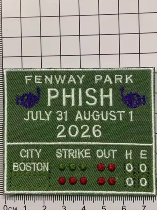 Phish Other - Copy Fenway Park Phish Limited Edition 2026 Concert Patch
